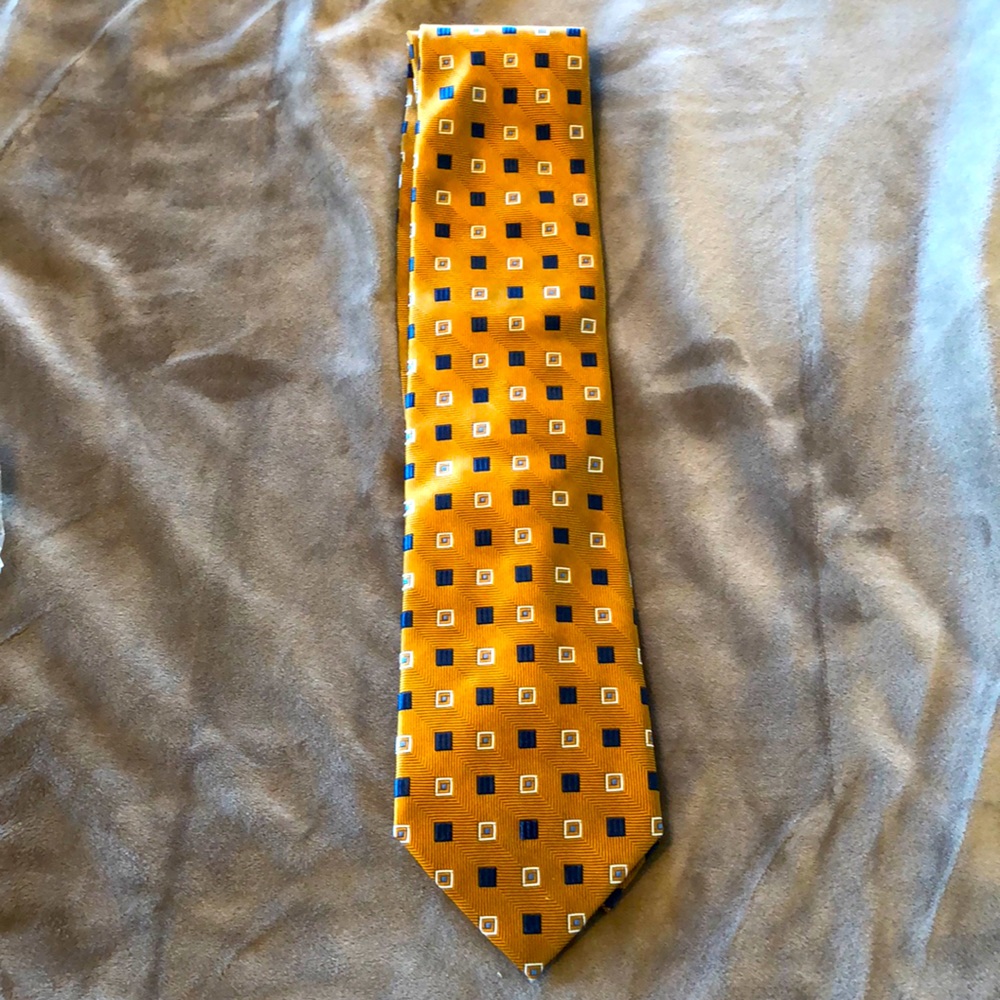 J°S A. Banks Silk Tie OS Gold